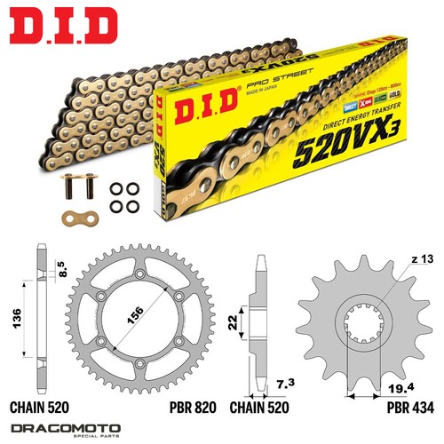 Suzuki 400 1980 1983 chain - 400,