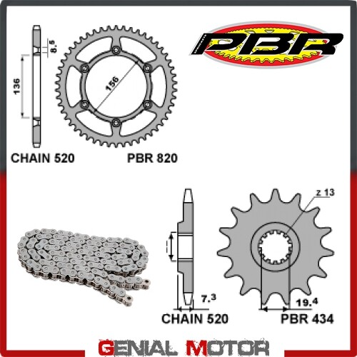 Ek1733g chain kit - chain,