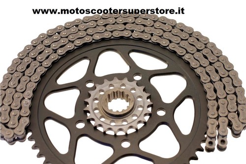 Kit catena corona pignone - catena,